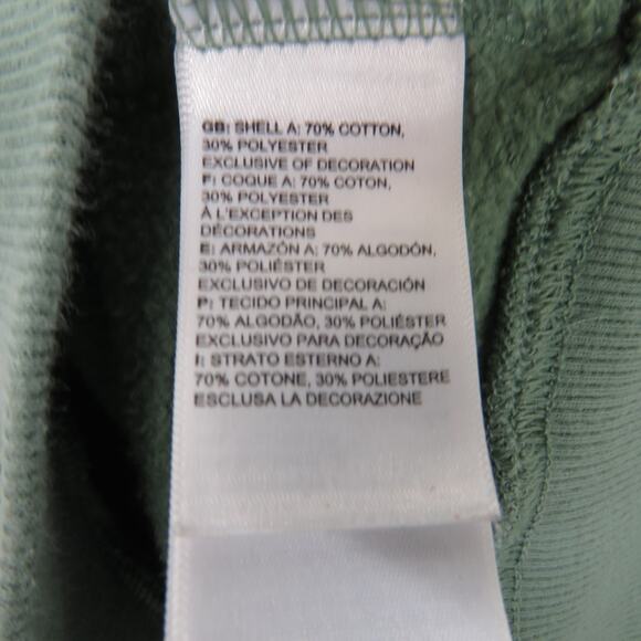 The North Face Half Dome Pullover Hoodie Women's Green Logo Sweatshirt Large - Picture 6 of 8